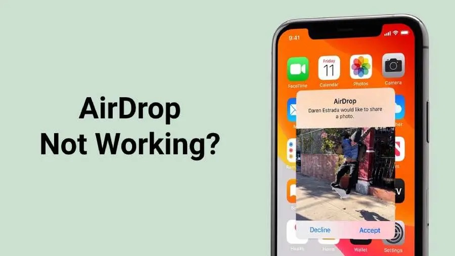 fix airdrop not working