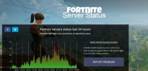 Check fortnite’s server status