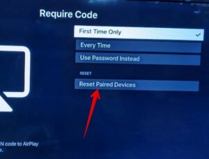 Reset paired devices