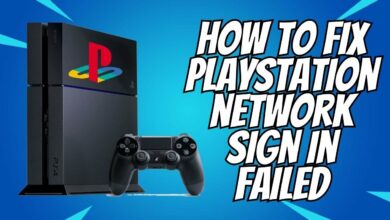 Methods To Fix PlayStation Network Sign In Failed