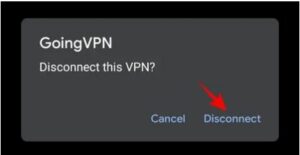 Here go to VPN settings