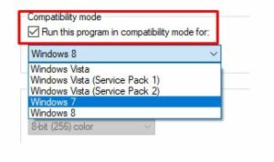 Open the Compatibility