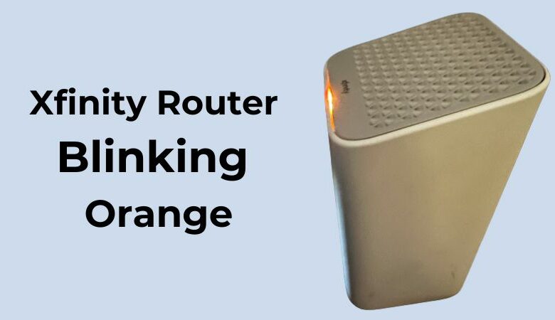 Xfinity router blinking orange