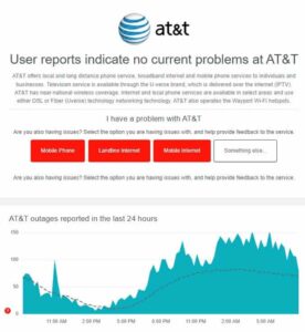 Check AT&T Server Status