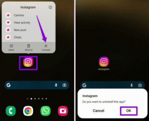 Clear Instagram App Cache